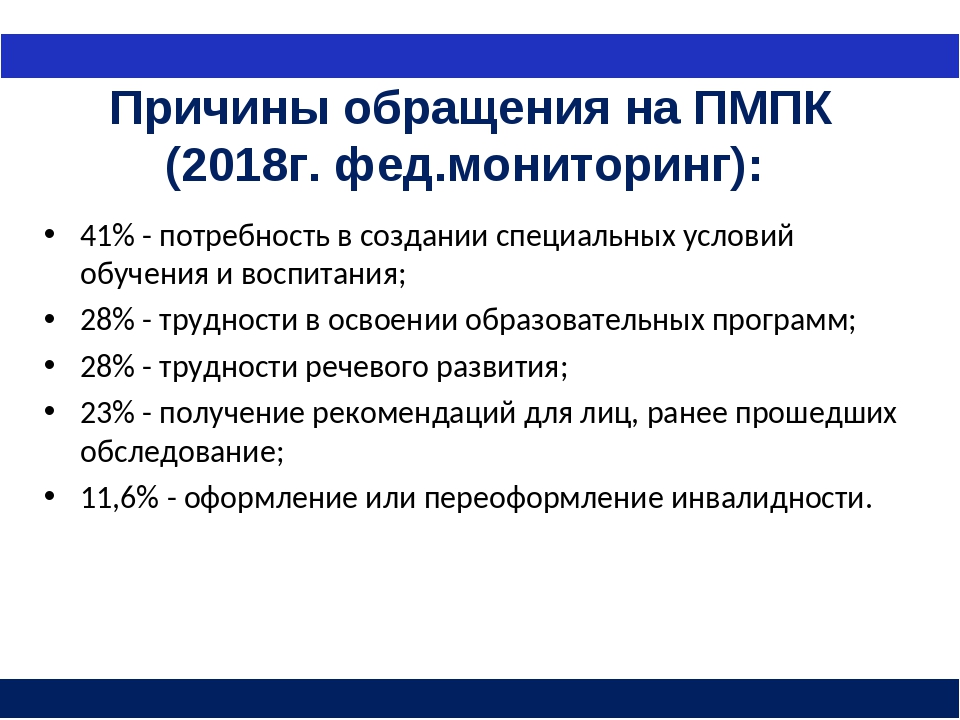 Причины направления на пмпк от школы образец заполнения