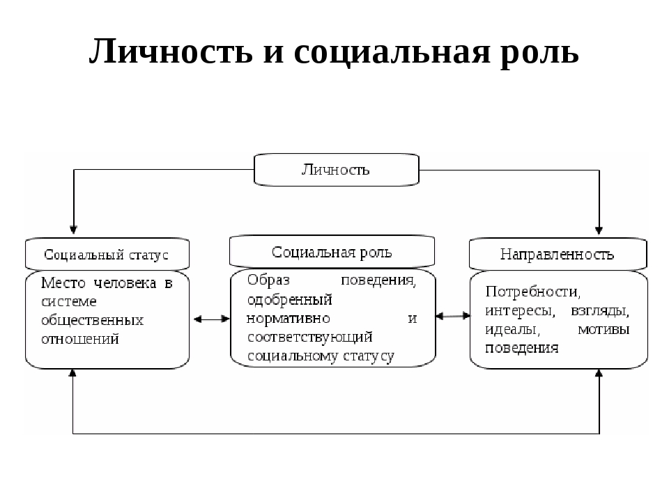 Социальный портрет личности схема