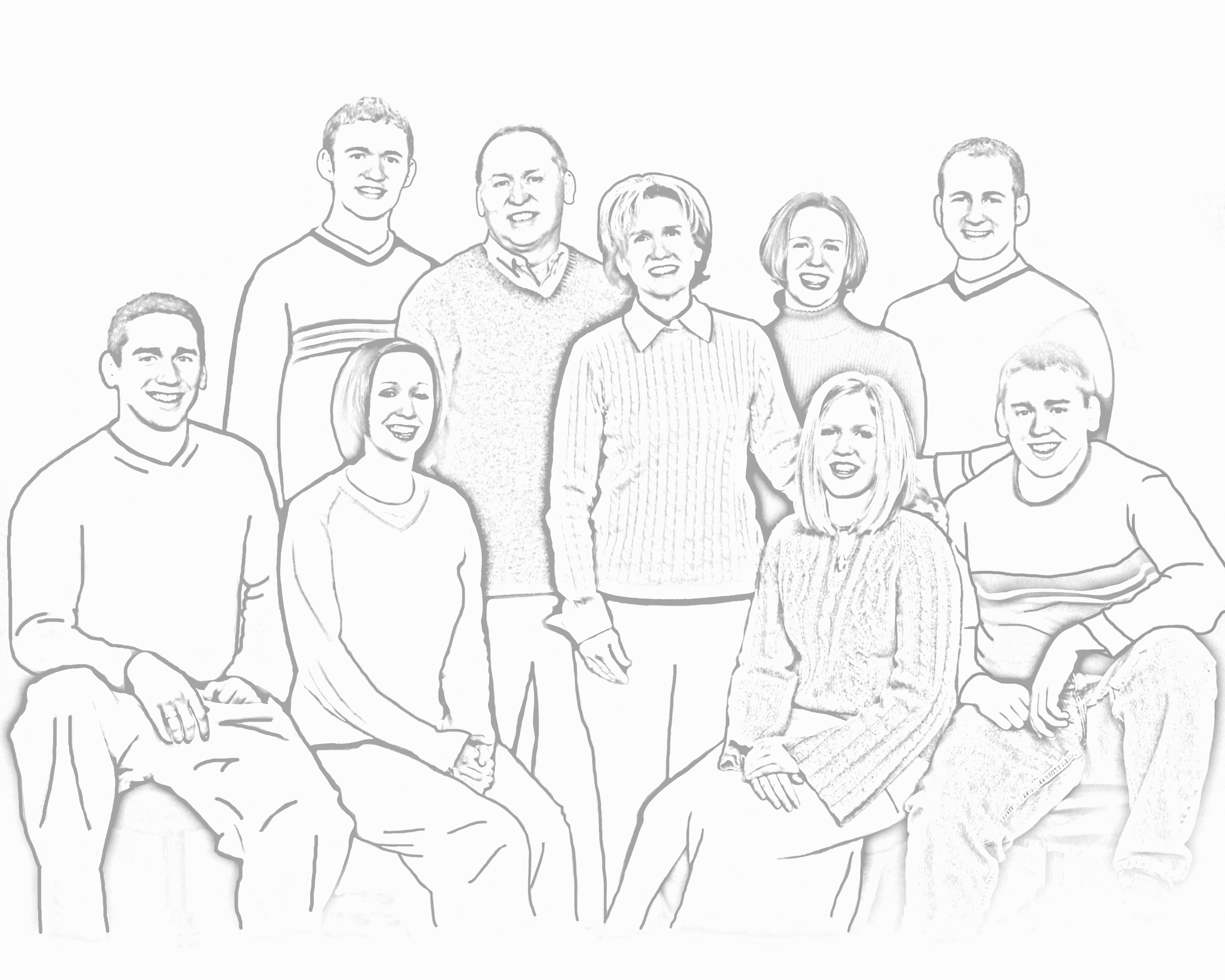Нарисовать семью из 5 человек. Семья рисунок карандашом. Рисунок семьи из 4 человек. Раскраска семья. Рисунок семьи из 5 человек.