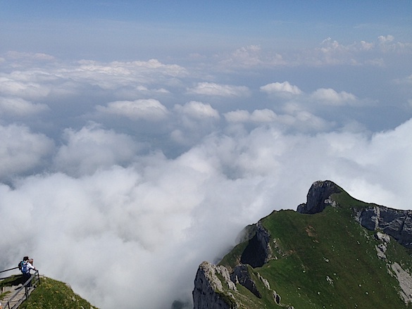 Top of Mt. Pilatus Overlooking Clouds