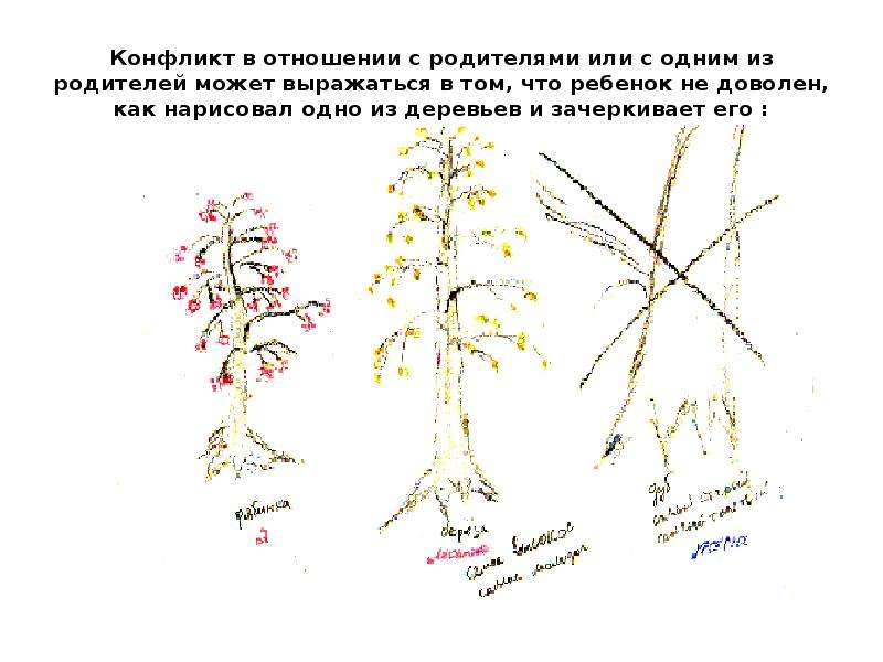 Психологический тест нарисовать три дерева