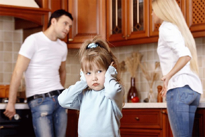 Семейные стрессоры для детей - ссоры родителей 