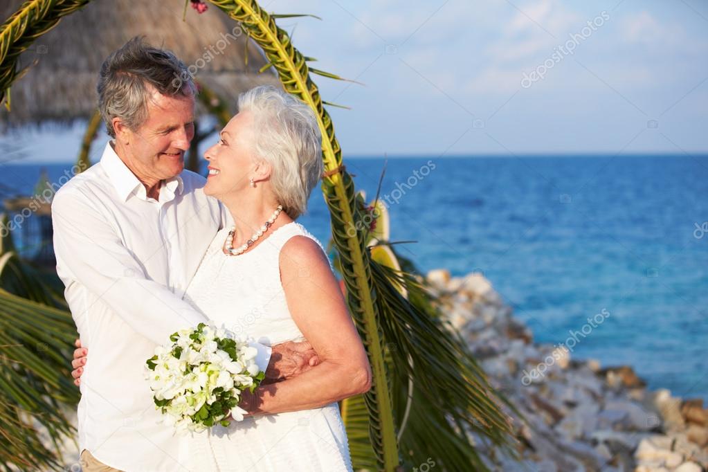 depositphotos 36838241 stock photo senior couple getting married in