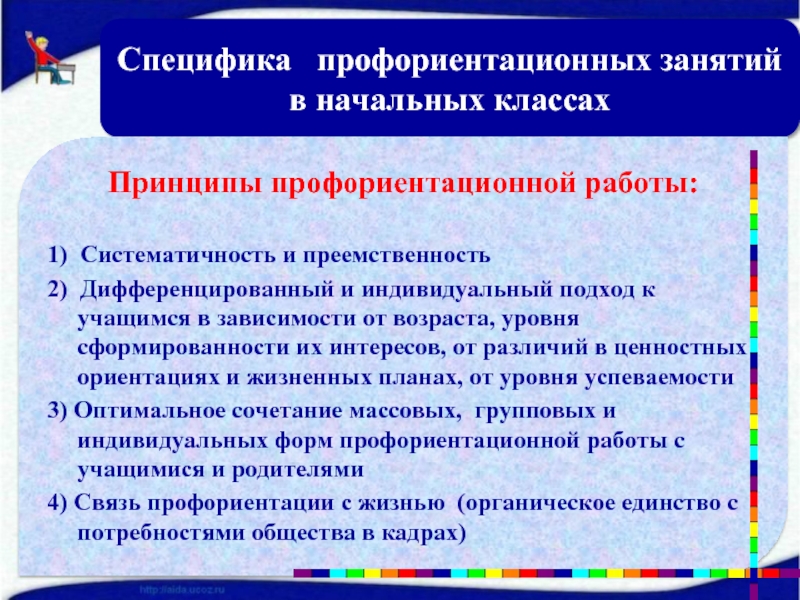 План работы профориентационной работы в школе