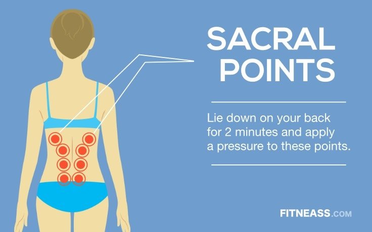 Acupressure Points To Get Rid Of Painful Migraines - Sacral Points