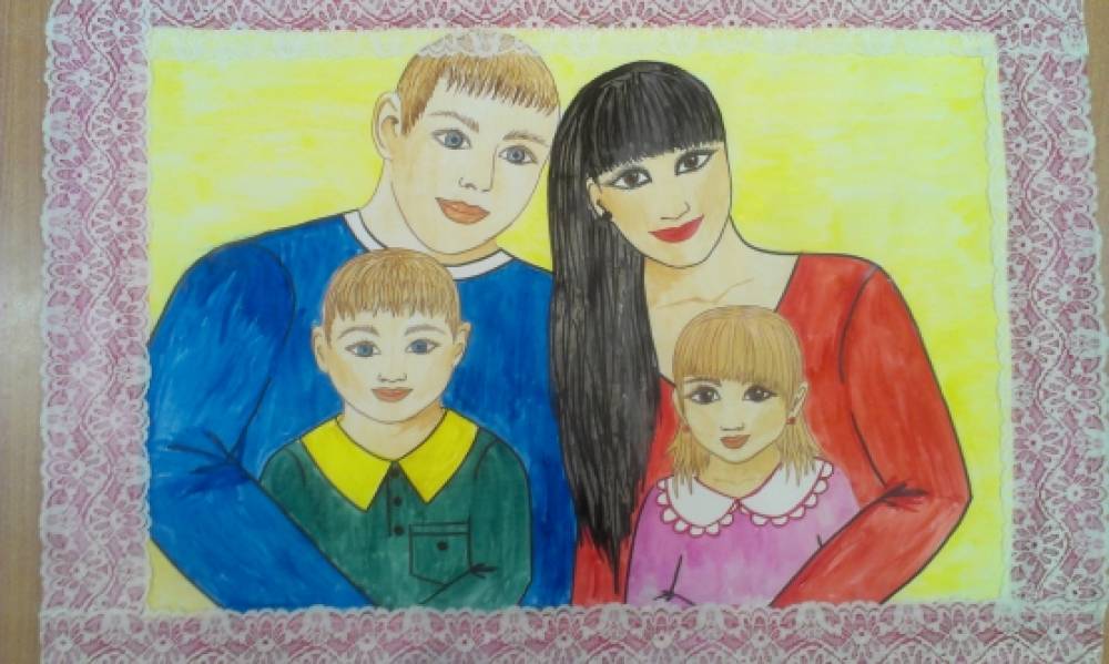 Моя мама младше папы. Рисунок на тему моя семья. Рисунок на тему моя семь. Портрет моя семья. Семейный портрет рисунок.